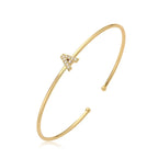 Minimalist initial bracelet a