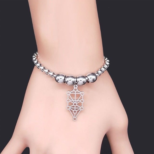 Kaballe Bracelet Tree of Life Sephiroth Diagram Gourmet Chain