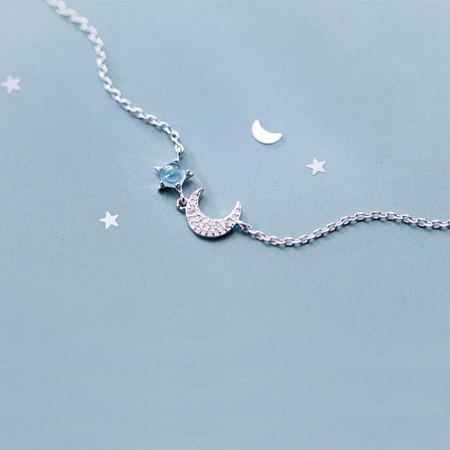 Silver Moon Bracelet