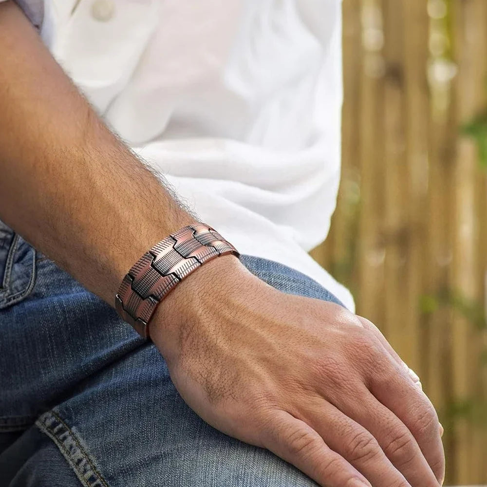 Magnetic copper bracelet