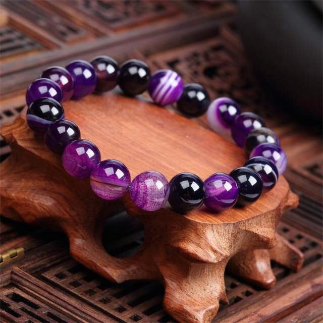 Amethyst Mala Bracelet
