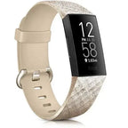 Fitbit Charge 3 & Charge 4 Watch Strap gold glitter
