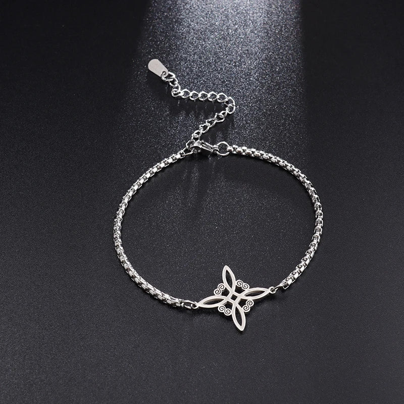 Witch's Knot Bracelet Silver