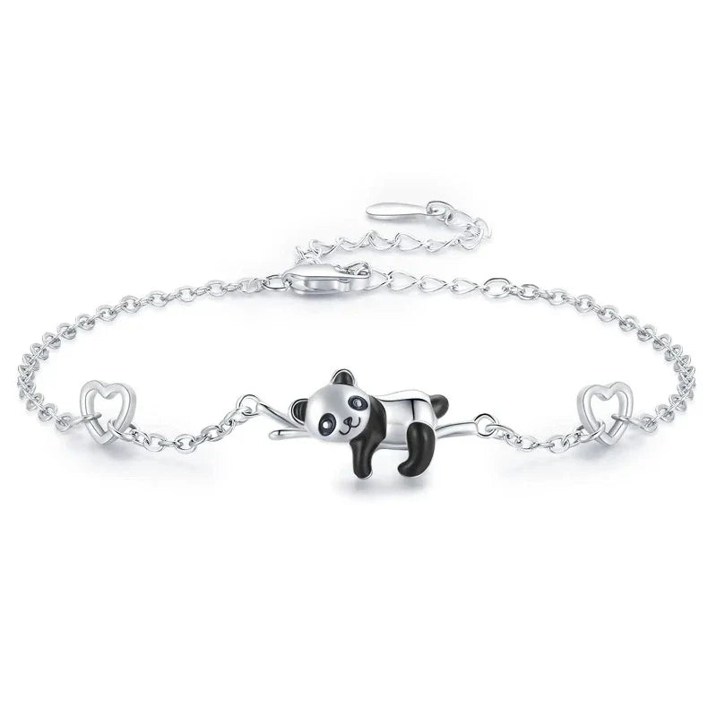 Silver Panda Bracelet