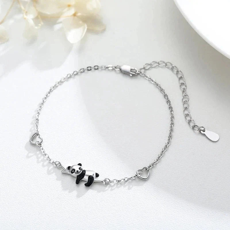 Silver Panda Bracelet