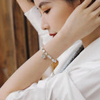 Fancy pearl bracelet