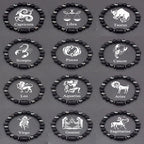 Zodiac Sign Beaded Bracelet 12 Constellations