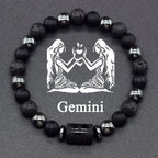 Zodiac Sign Beaded Bracelet 12 Constellations Gemini