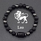 Zodiac Sign Beaded Bracelet 12 Constellations Leo