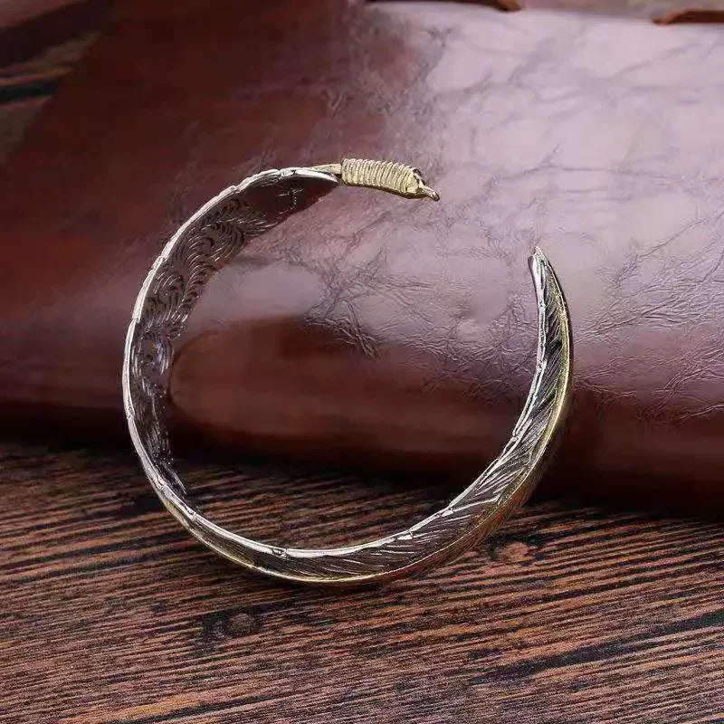 Ethnic Feather Bracelet for Women or Men