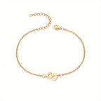 Personalized Bracelet for Women with Gold Initial s