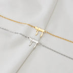 Women's bracelet with the Jewish Chai symbol in silver