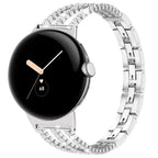 Women's band for Google Pixel Watch 1, 2, 3, 4 41mm 45mm silver