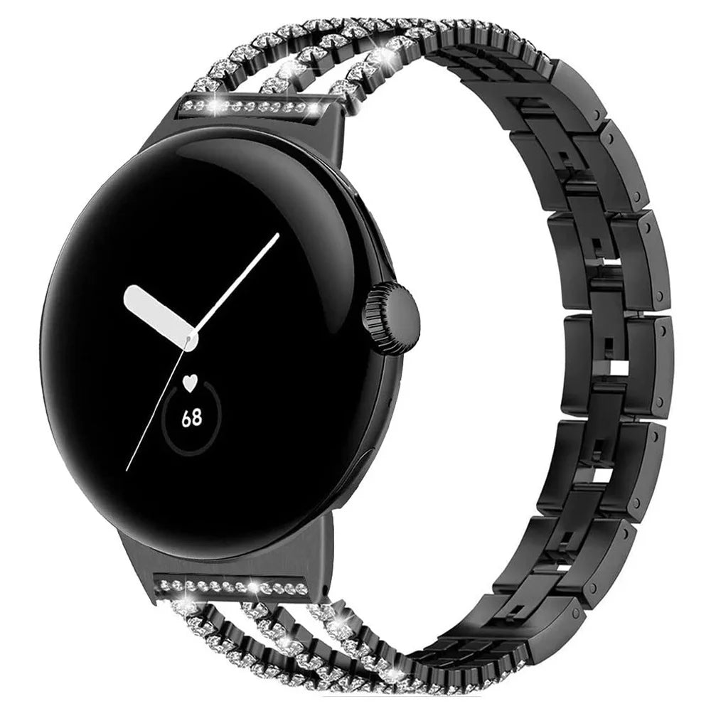Women's band for Google Pixel Watch 1, 2, 3, 4 41mm 45mm black