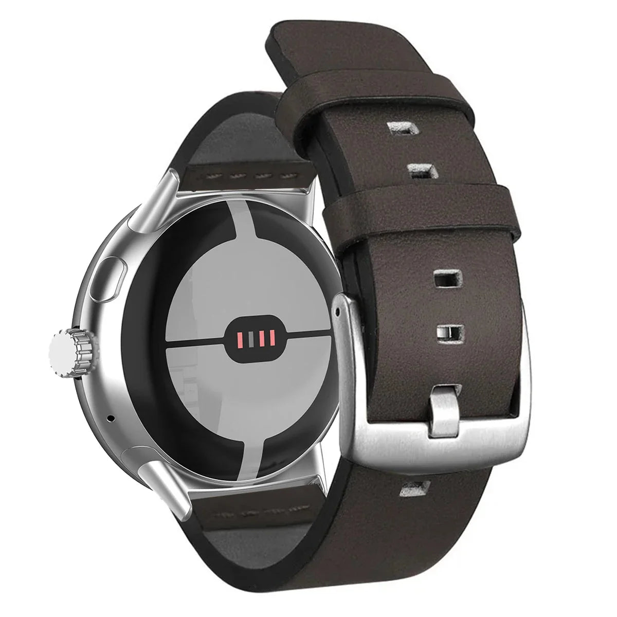 Brown leather band for Google Pixel Watch 1, 2, 3, 41mm 45mm brown
