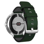 Brown leather band for Google Pixel Watch 1, 2, 3, 41mm 45mm green