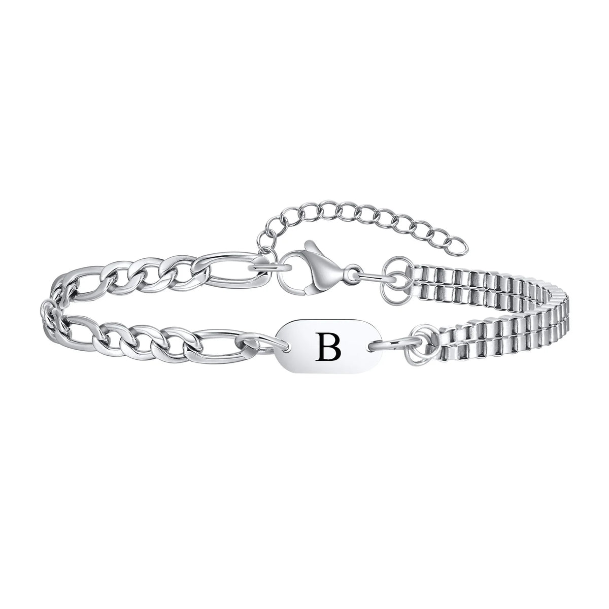 Men's initial bracelet b