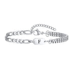 Men's initial bracelet f