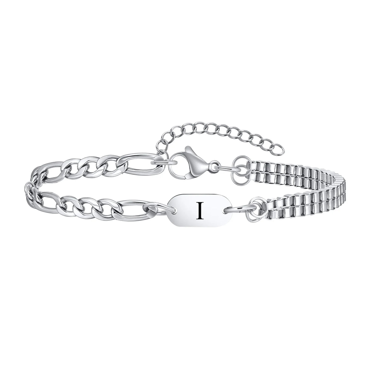 Men's initial bracelet i