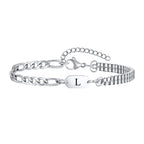 Men's initial bracelet l