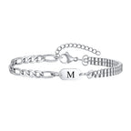 Men's initial bracelet m