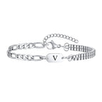 Men's initial bracelet v