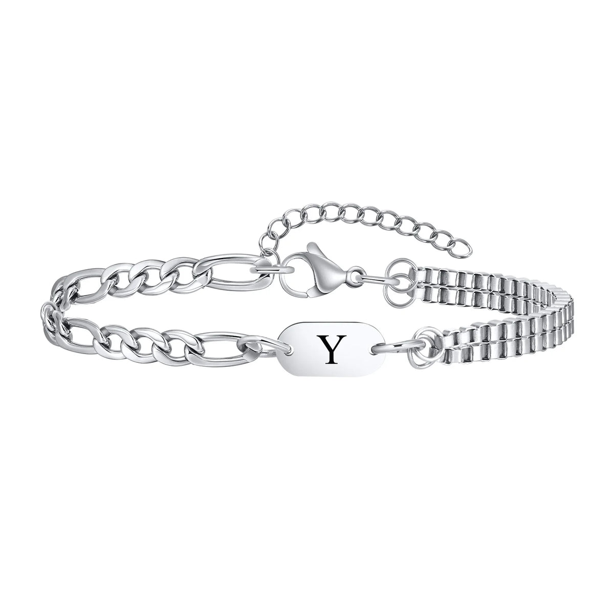 Men's initial bracelet y
