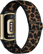 Fitbit Charge 5, Charge 6 watch band leopard