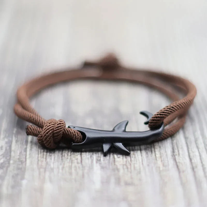 Black Brown Shark Bracelet