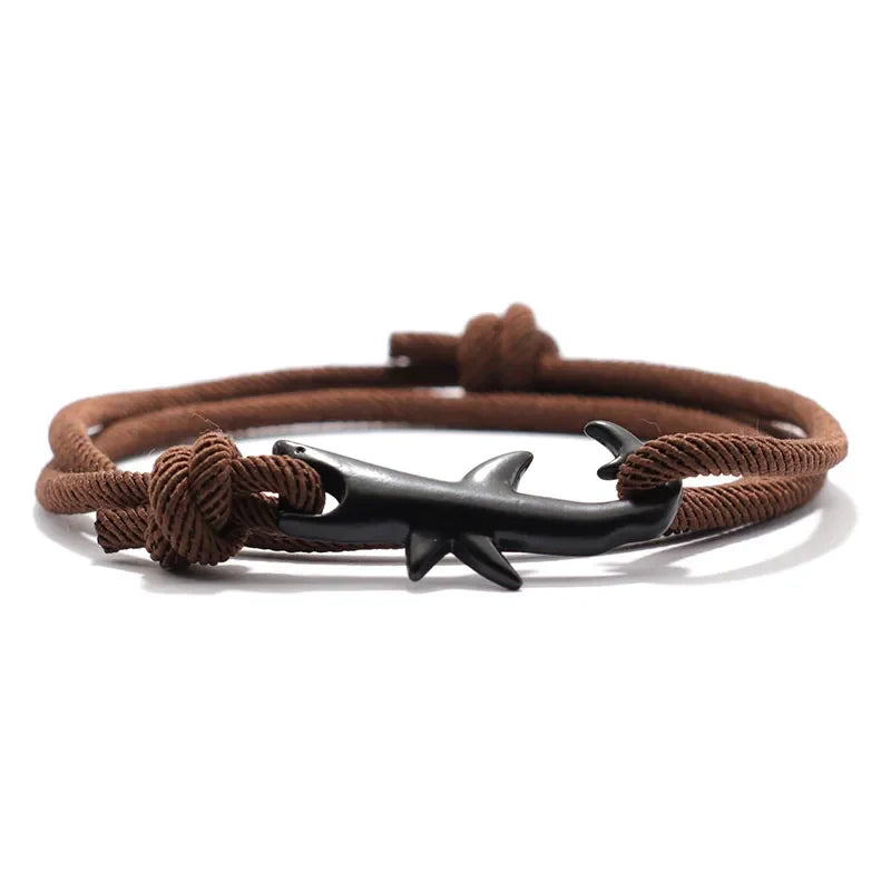 Black Brown Shark Bracelet