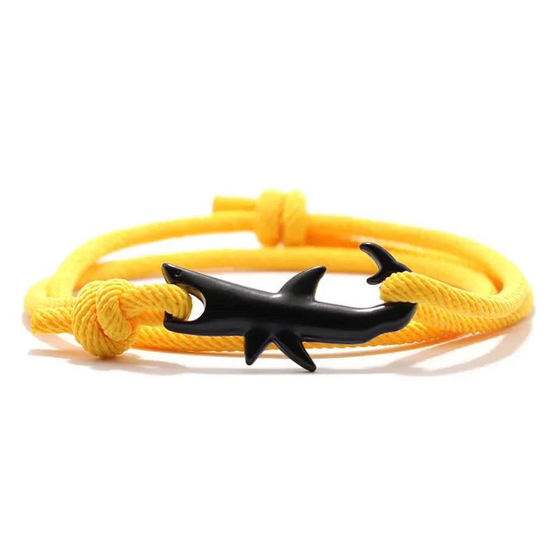 Black Yellow Shark Bracelet