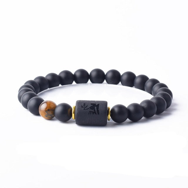 Zodiac Sign Bracelet 12 Constellations Men's Women's Astrology Chain