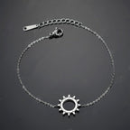 Silver Sun Bracelet