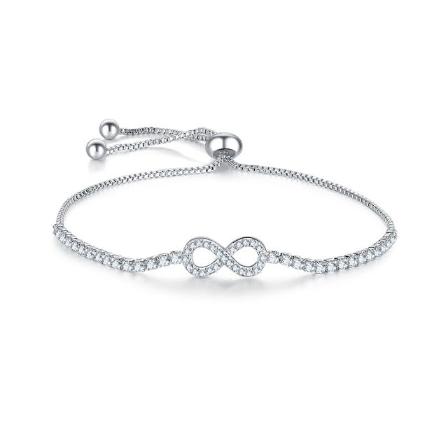 Silver Infinity Symbol Bracelet