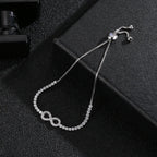 Silver Infinity Symbol Bracelet