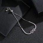 Silver Infinity Symbol Bracelet