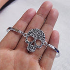 Skull Bracelet For Women silver