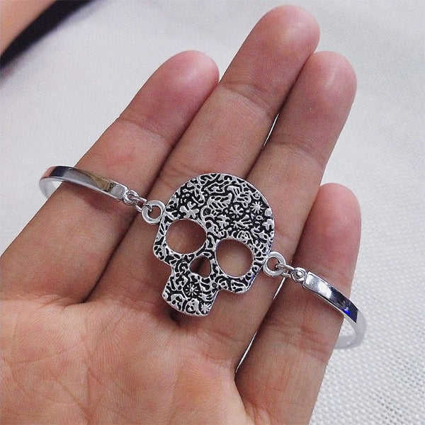 Skull Bracelet For Women silver