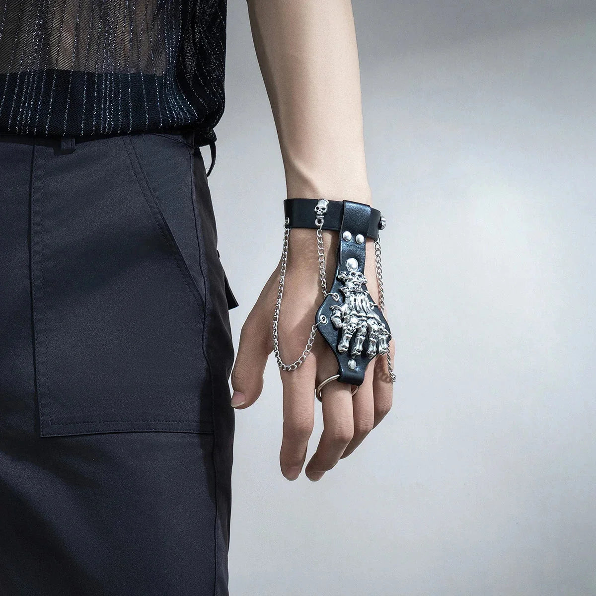 Skeleton Hand Bracelet