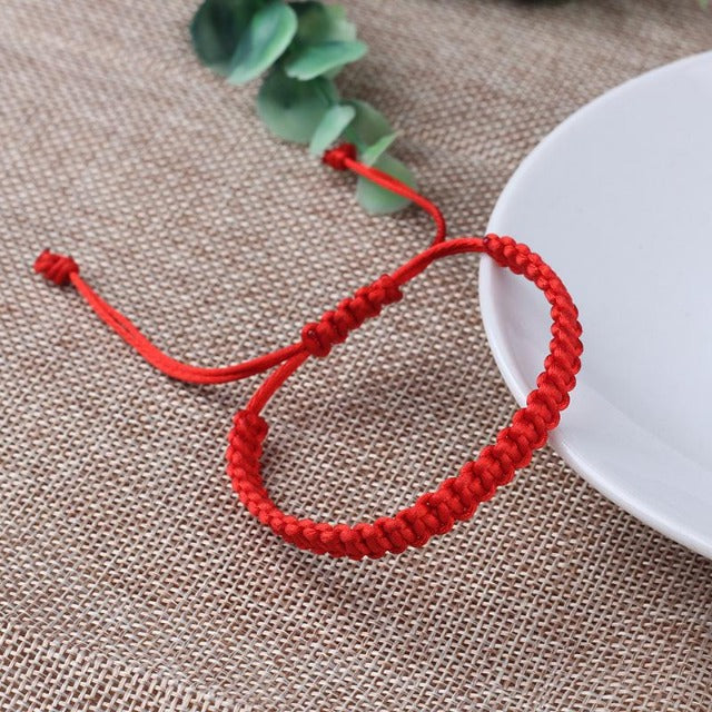 Red Tibetan Lucky Charm Bracelet