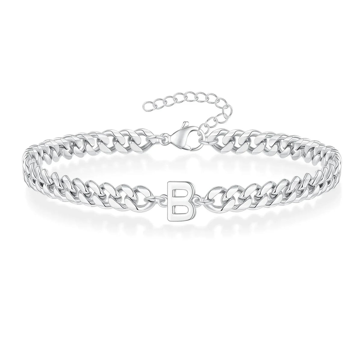 Twisted initial bracelet b