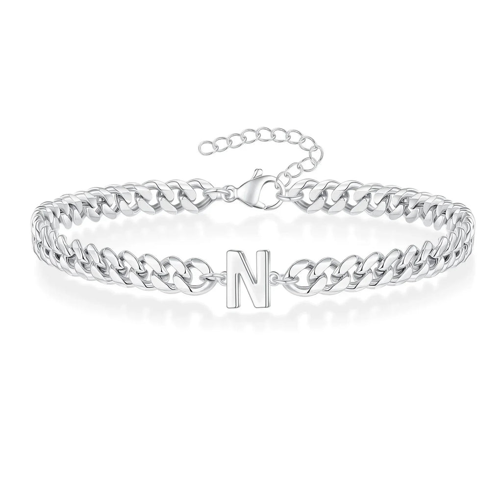 Twisted initial bracelet n