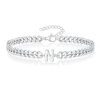 Twisted initial bracelet n