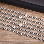 Twisted initial bracelet