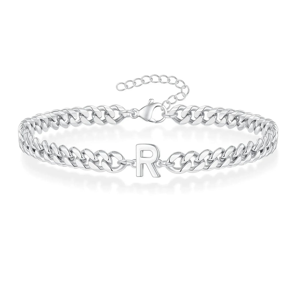 Twisted initial bracelet r