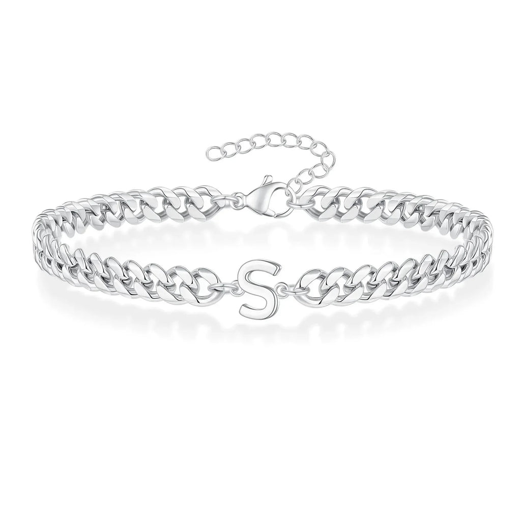 Twisted initial bracelet s