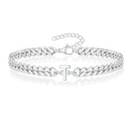 Twisted initial bracelet t
