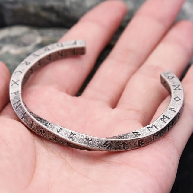 Twisted Viking Runes Bracelet