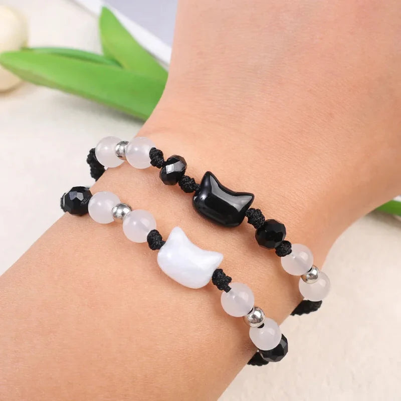 Moonstone Woven Cat Bracelet 1