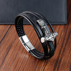 Braided anchor bracelet